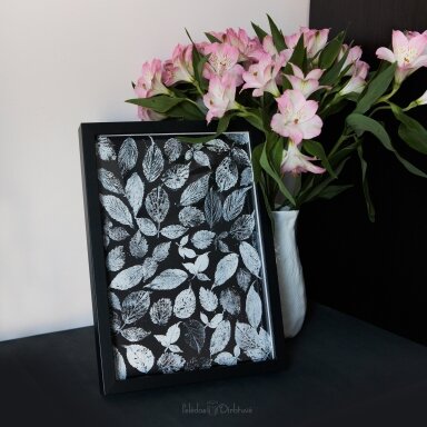 "Gamtos grafika" – botaninis paveikslas interjerui (23x32cm)