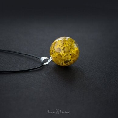 Geltonas pakabukas-burbulas "Sanfordii" (25mm) 3