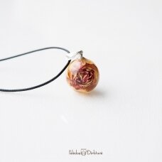 Pakabukas-burbulas su rože "Gėlių Karalienė" (20mm)