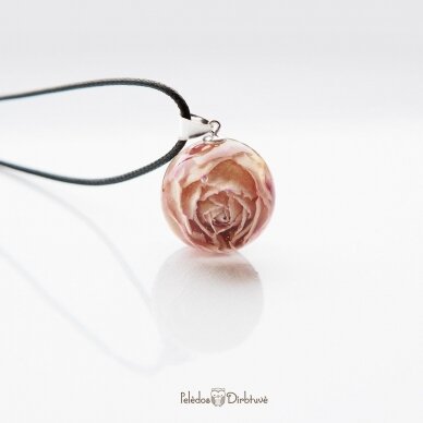 Pakabukas-burbulas su rože "Gėlių Karalienė" (25mm) 6