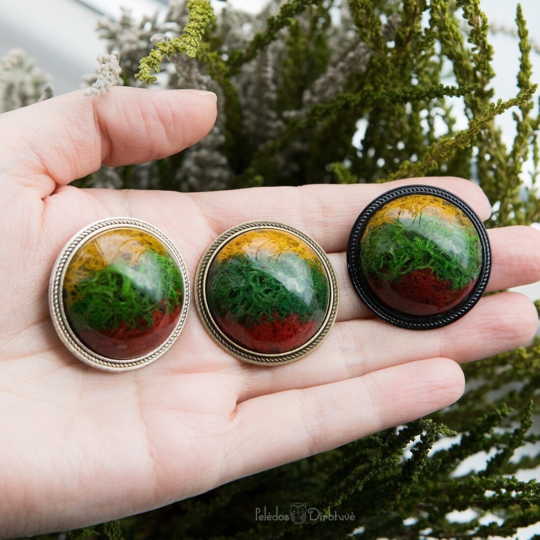 Sagė "Mūsų Trispalvė" (37mm) (Variantai pasirinkimui) 2 Sagė "Mūsų Trispalvė" (37mm) (Variantai pasirinkimui) 2