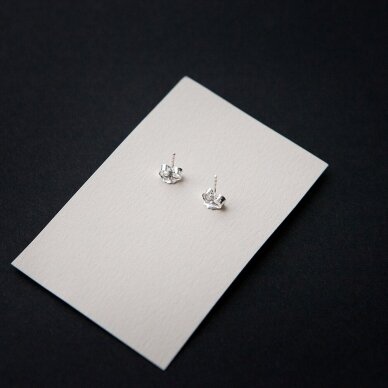 Sidabriniai auskarai "Gėlėti Drugeliai" (turkio spalvos) 5 Sidabriniai auskarai "Gėlėti Drugeliai" (turkio spalvos) 5